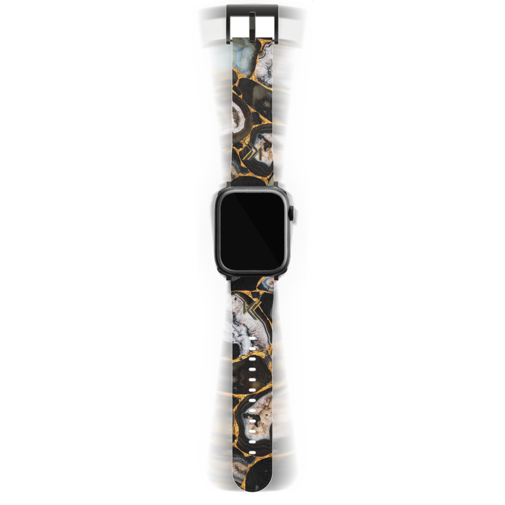 Gleaming Onyx Watch Band