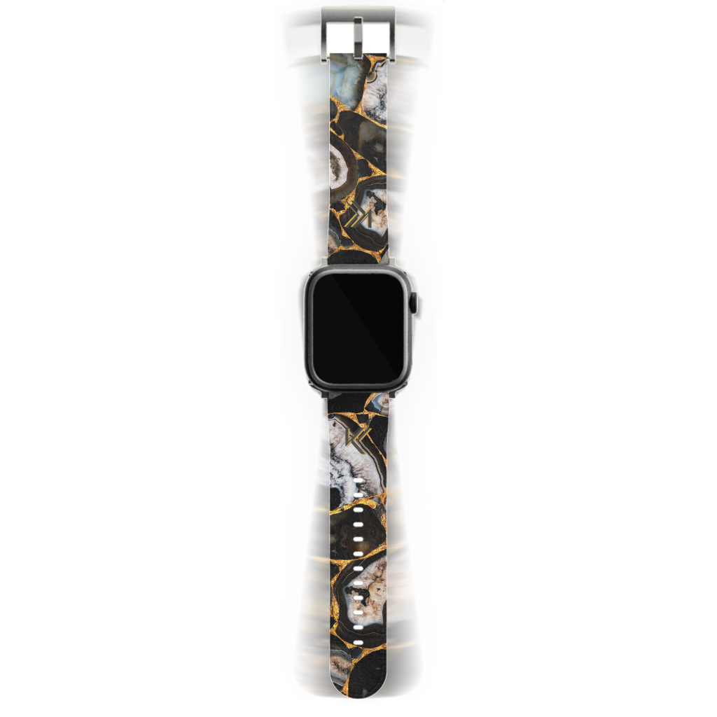 Gleaming Onyx Watch Band